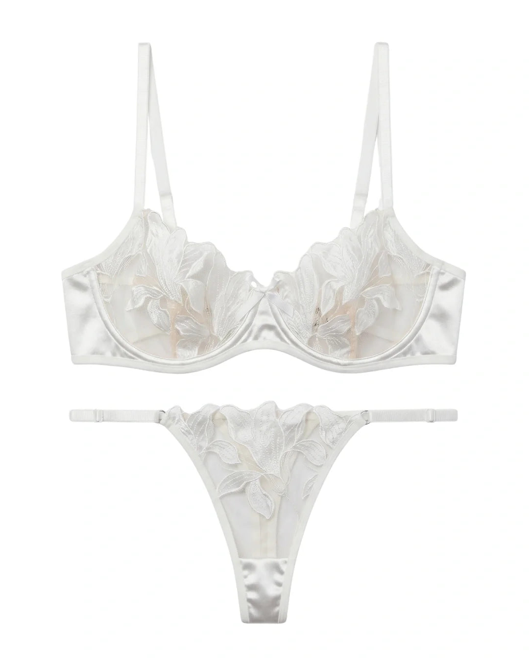 Non Padded Bra Set - Petal Luxe