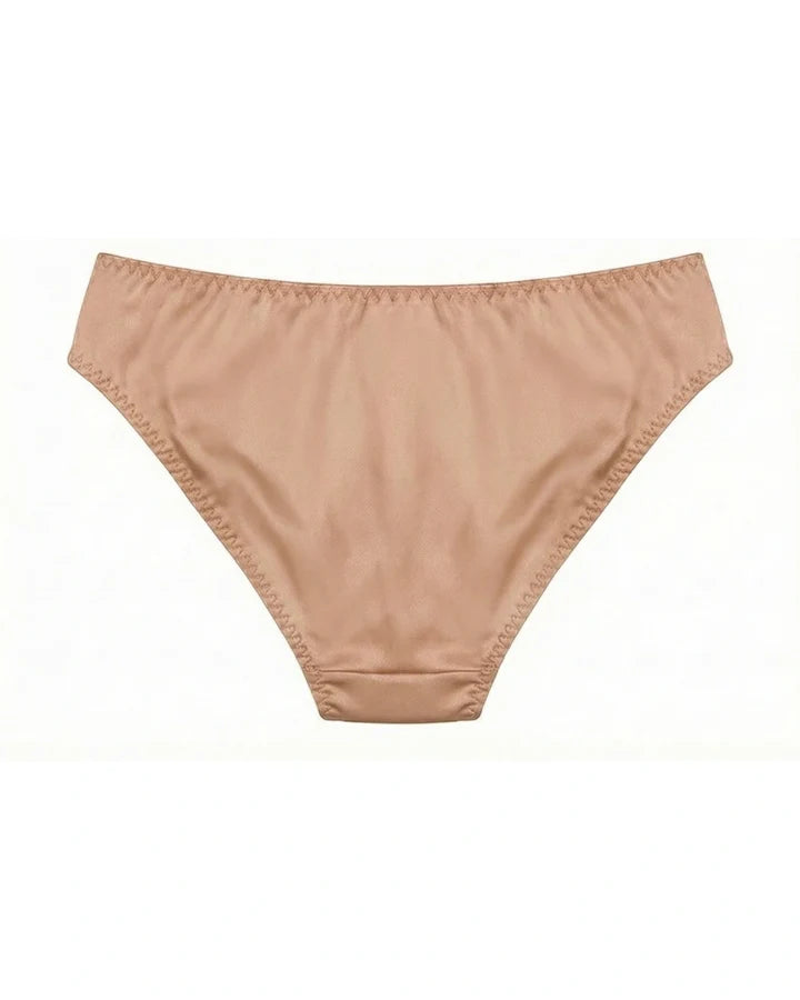 Cotton Bikini - Crimson Lace - Peach