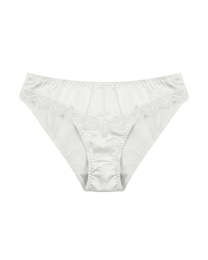 Cotton Bikini - Crimson Lace - Peach