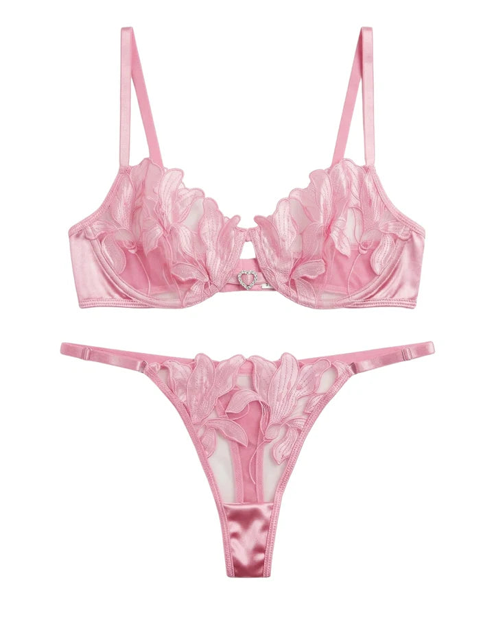 Non Padded Bra Set - Roselle Bloom