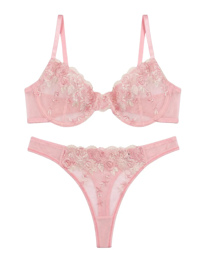 Non Padded Bra Set - Fiorlace