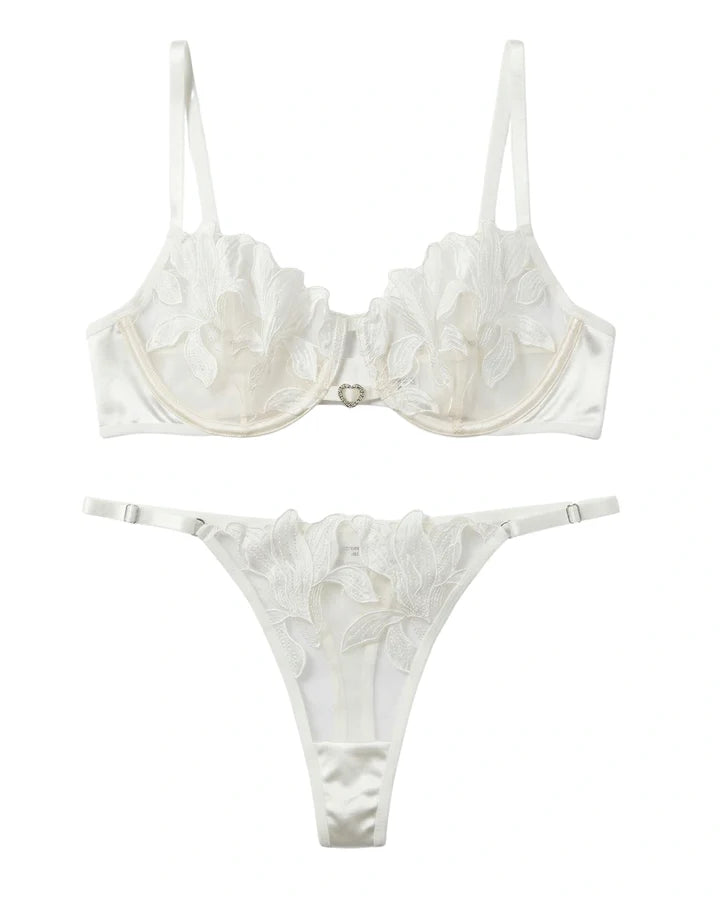 Non Padded Bra Set - Roselle Bloom
