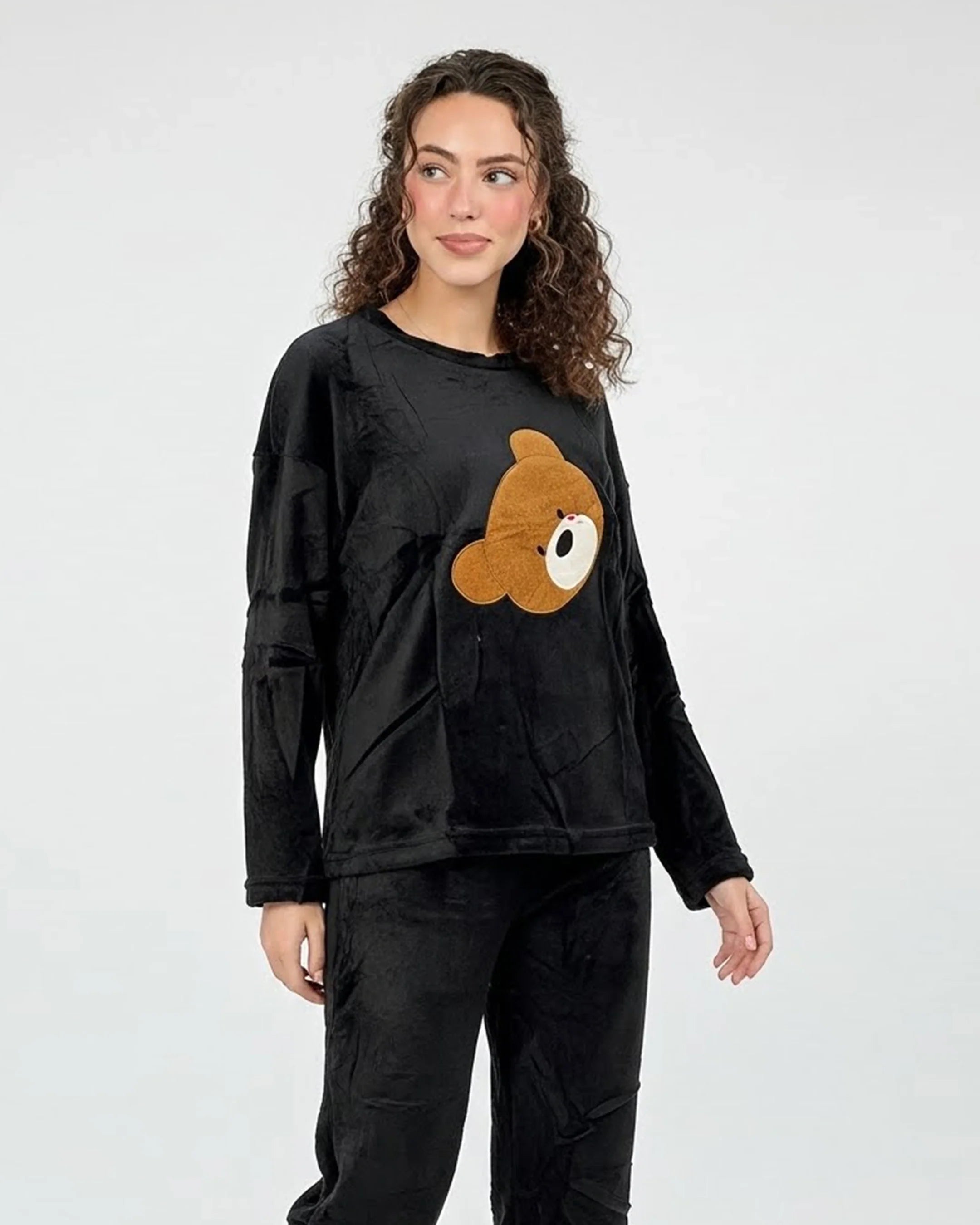 Fleece Pajama Suit Bear