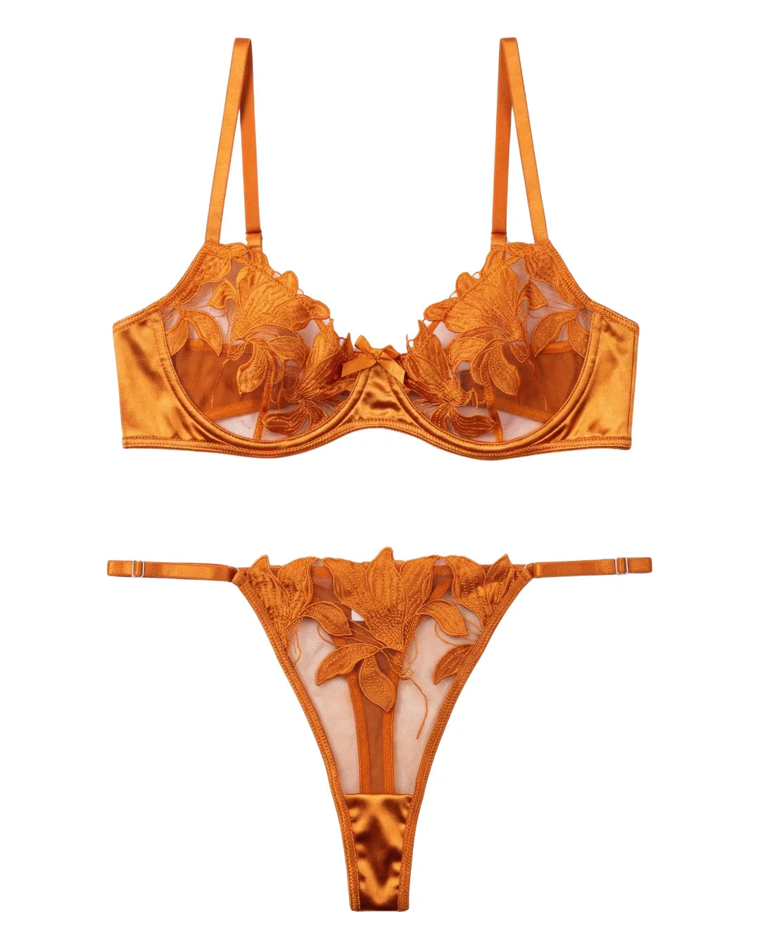 Non Padded Bra Set - Petal Luxe