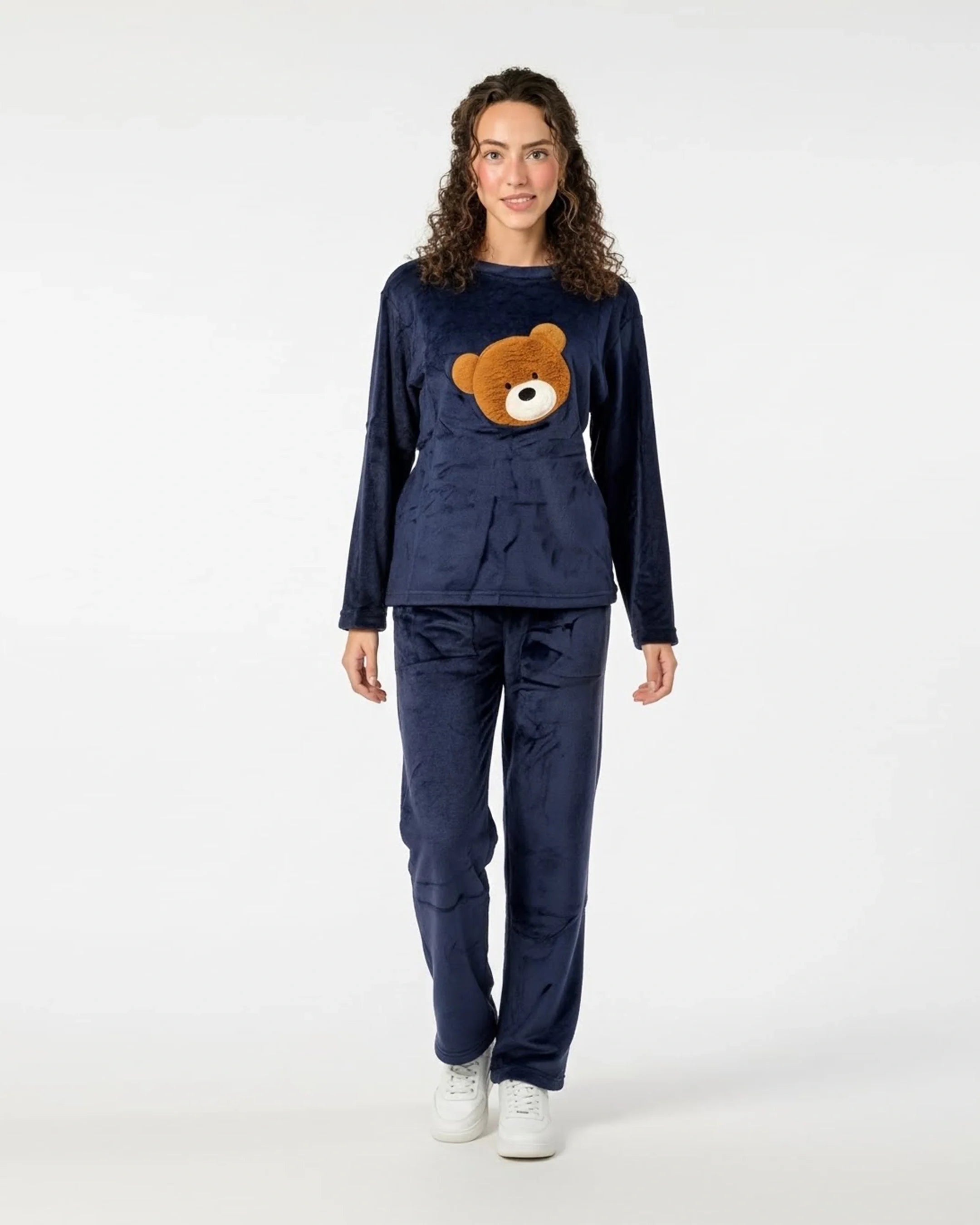 Fleece Pajama Suit Bear
