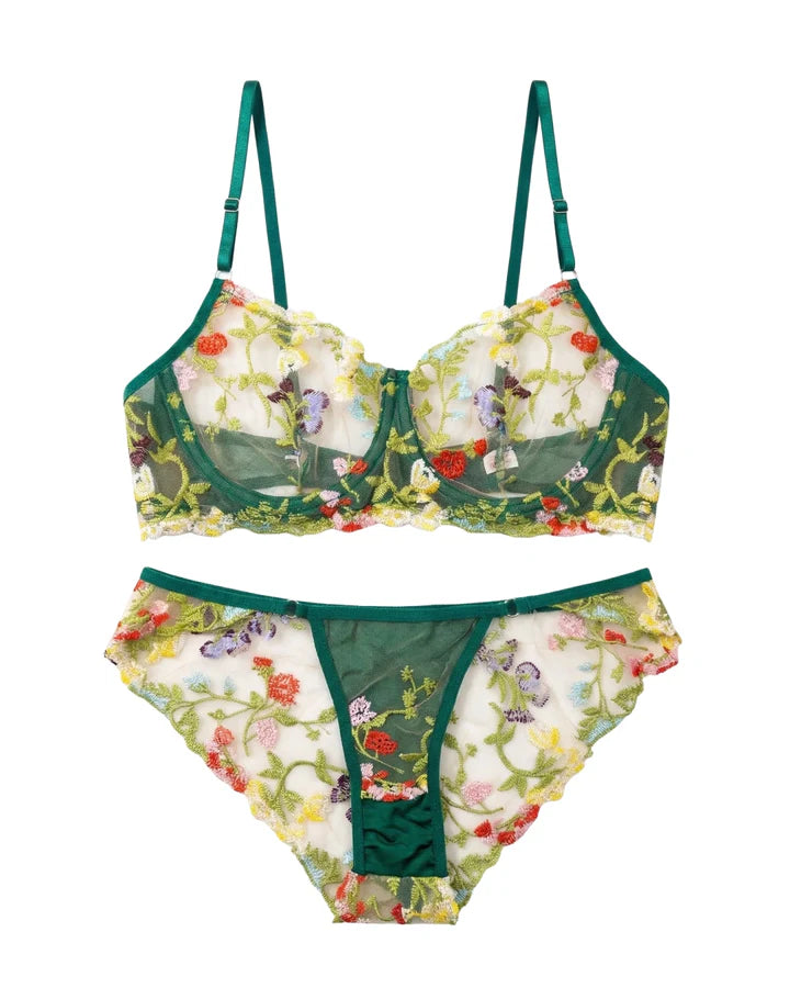 Non Padded Bra Set - Fiora