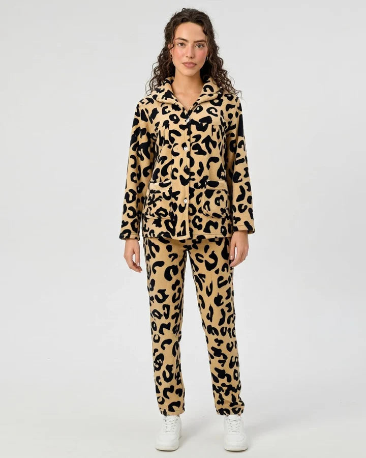 Fleece Pajama Suit - Forest Calm