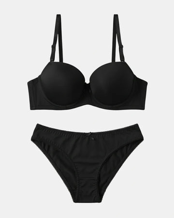 Padded Bra Set - Comfort Pro - Black