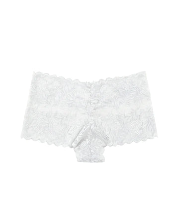 Hipster Panty - Crimson Bloom - White