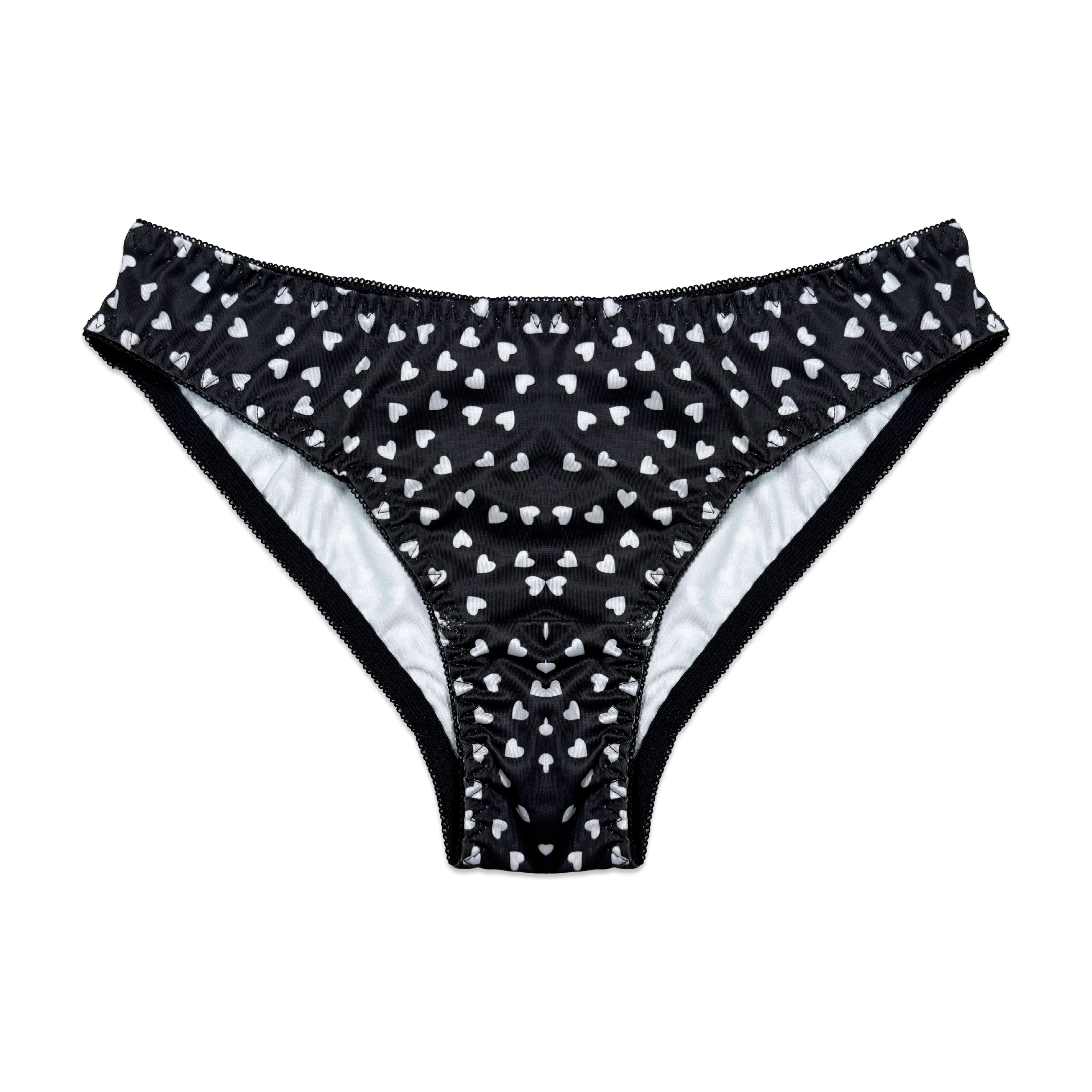 Padded Bra Set - Noir Heart