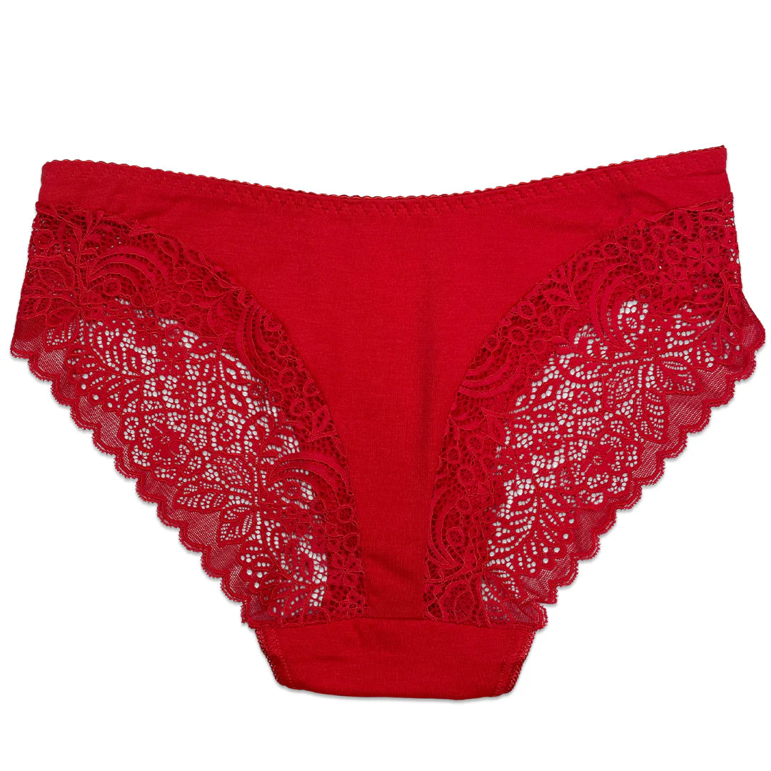 Pack of 3 Briefs Panties - Lace Charm