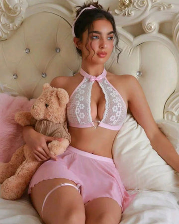 Babydoll Lingerie - Zerelle - Pink