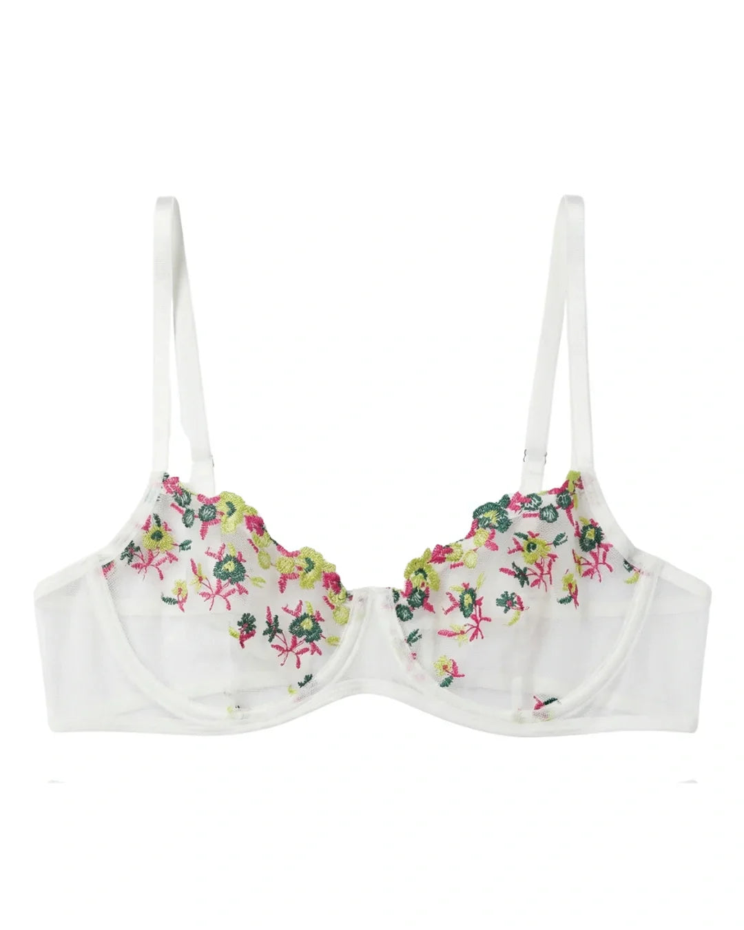 Non Padded Bra Set - Rosy Aura - Blue