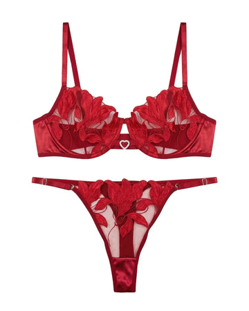 Non Padded Bra Set - Roselle Bloom
