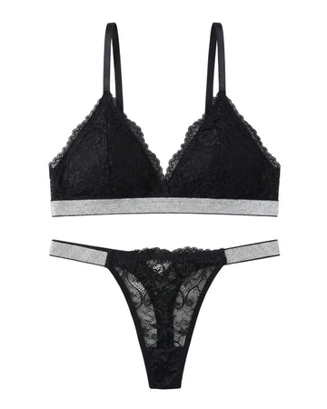 Non Padded Bra Set - Fleur