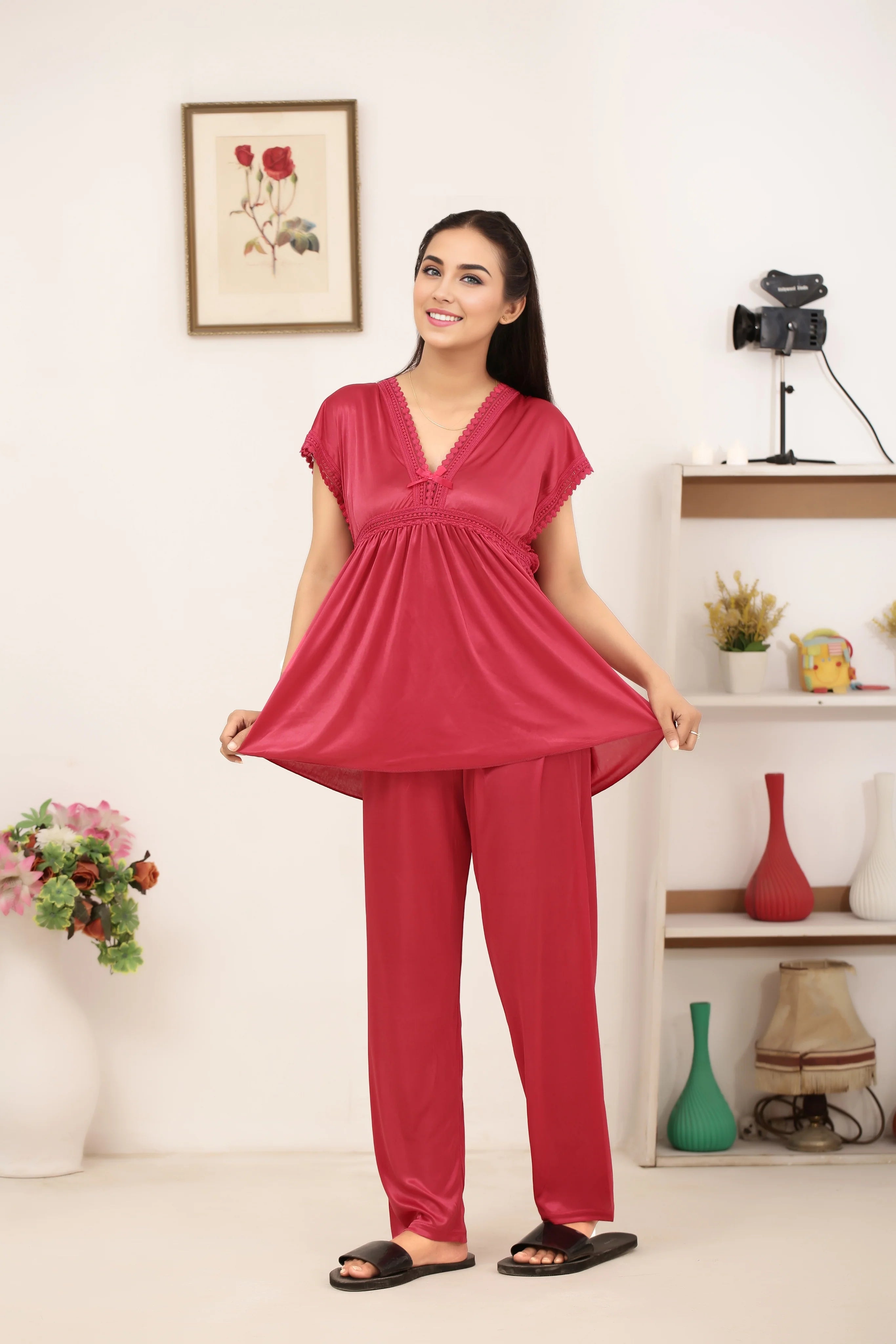 Silk PJ Set - Avena