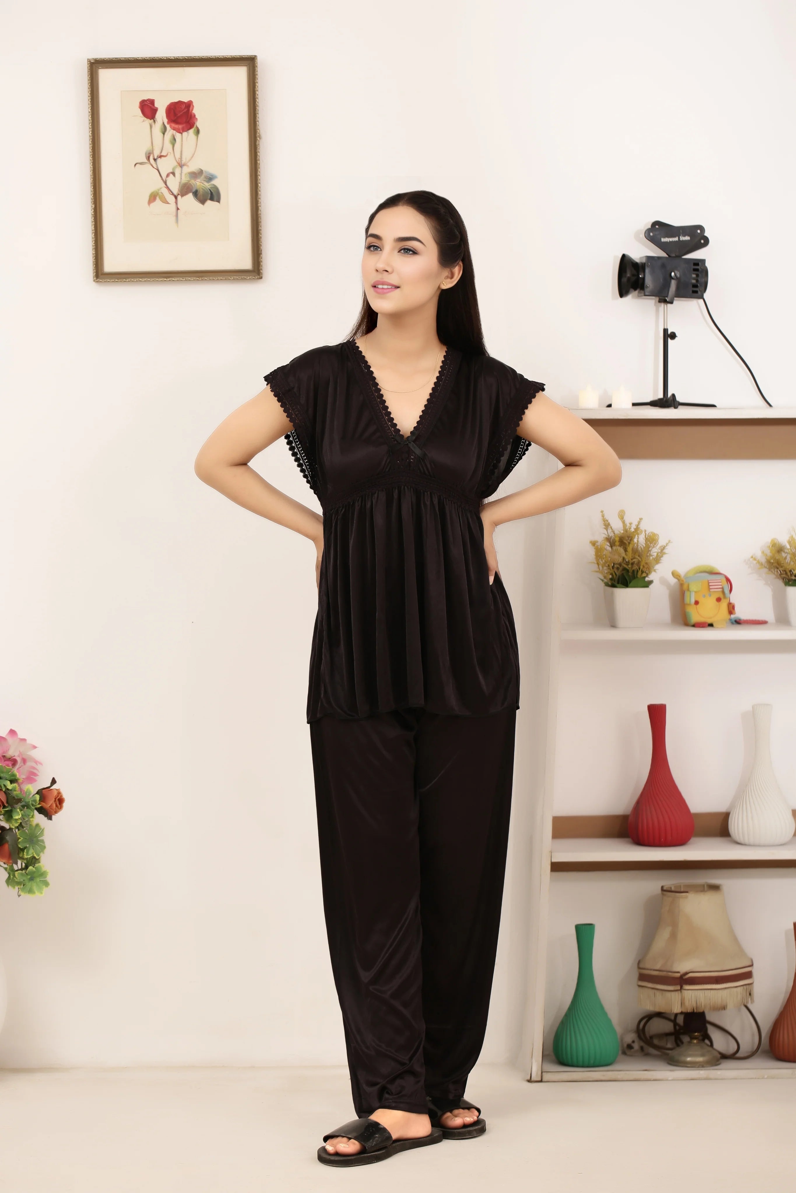 Silk PJ Set - Avena