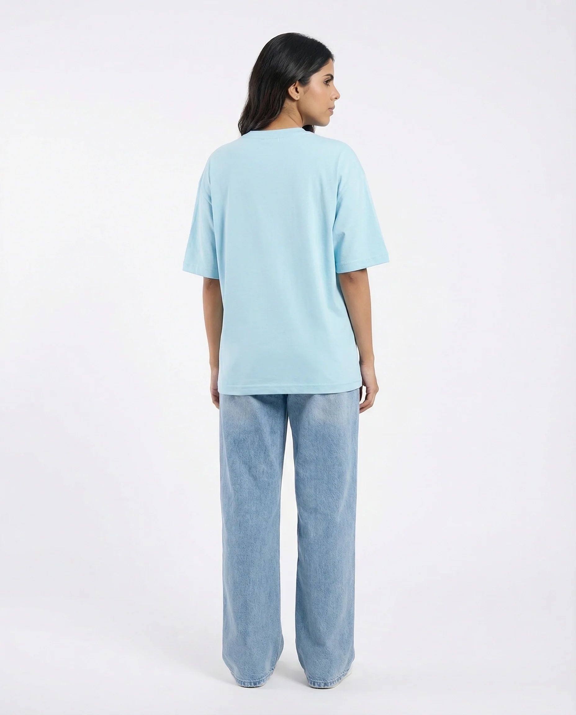 Drop Shoulder Graphic Tee - Espresso