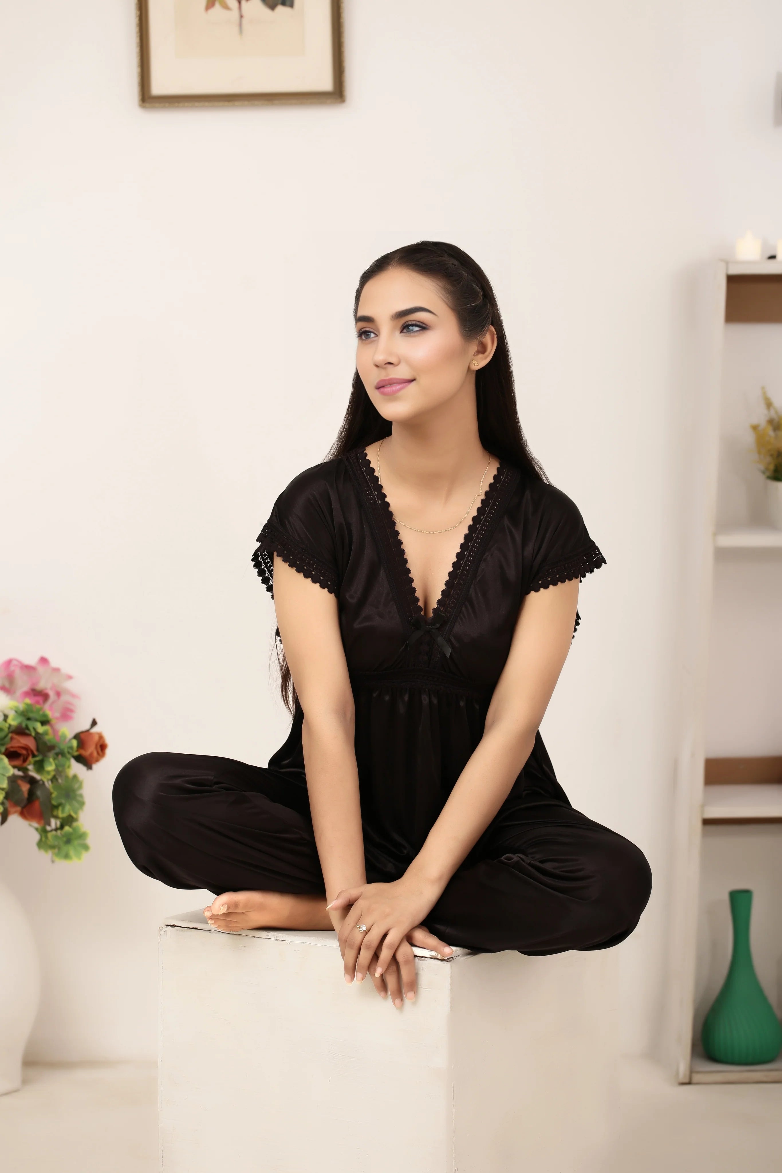 Silk PJ Set - Avena