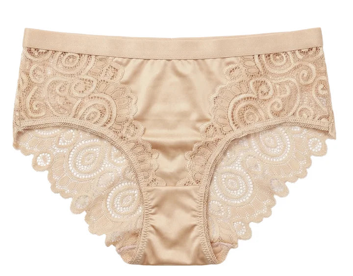 Brief Panty - Crimson Charm - Black