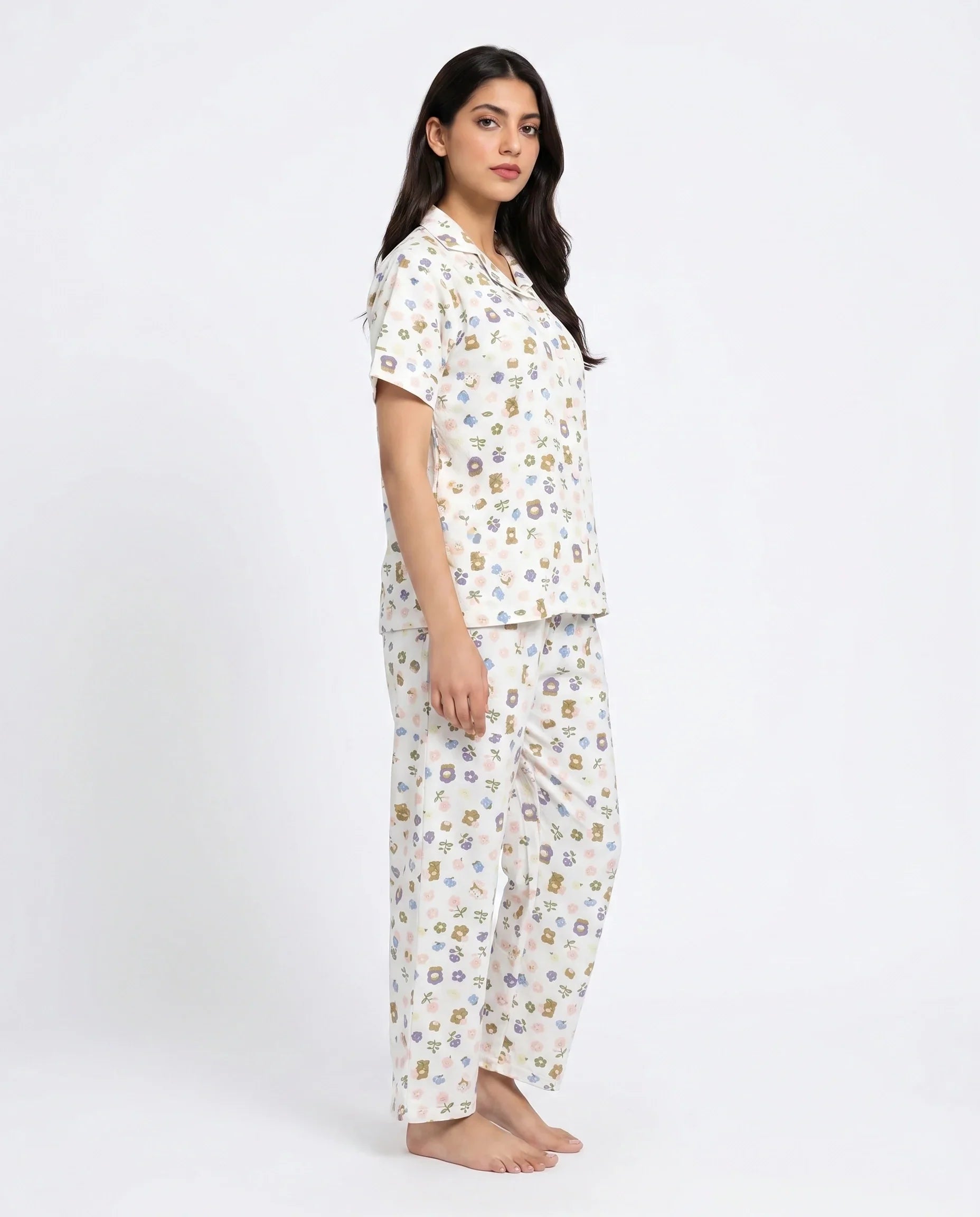 Summer Crinkled Pajama Suit