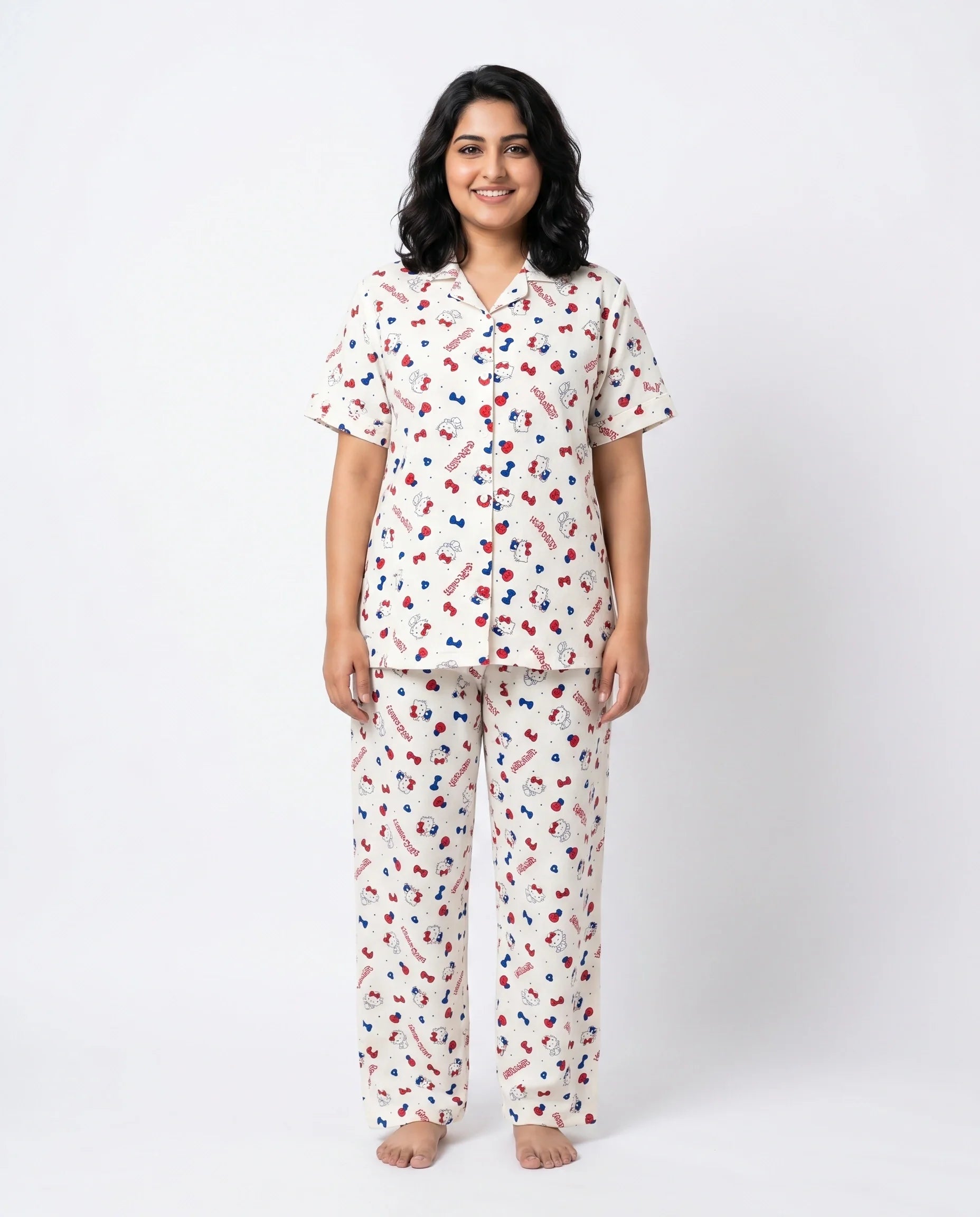 Summer Crinkled Pajama Suit