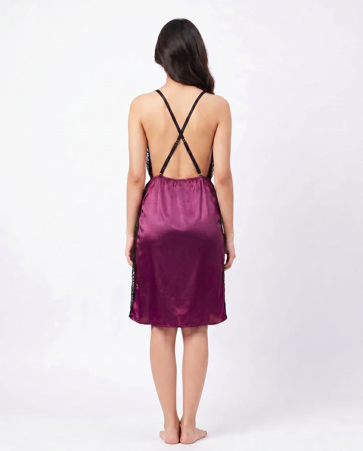 Babydoll Lingerie - Calista - Purple