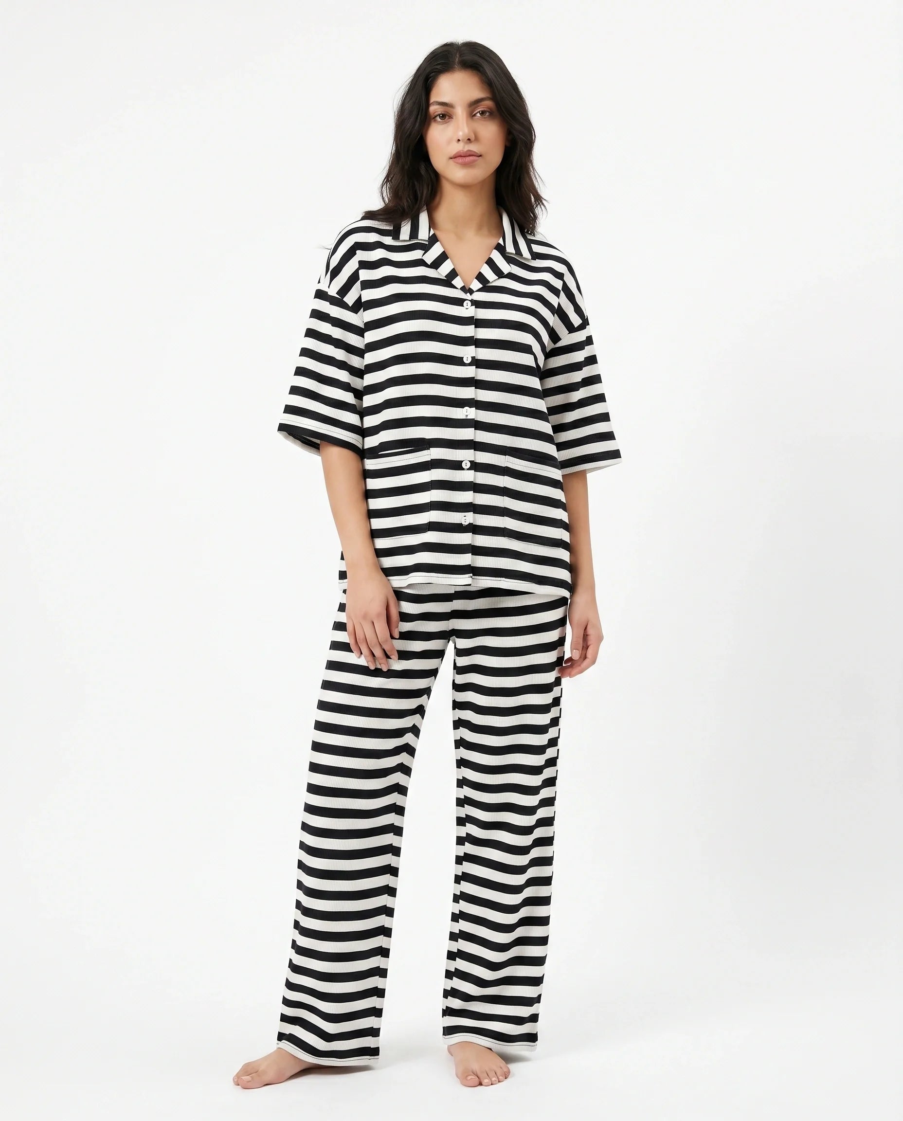 Summer Loungewear Set - Monroe Stripe