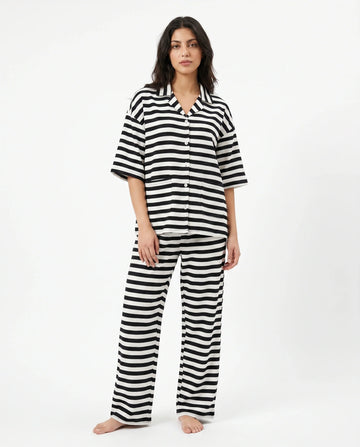 Summer Loungewear Set - Monroe Stripe