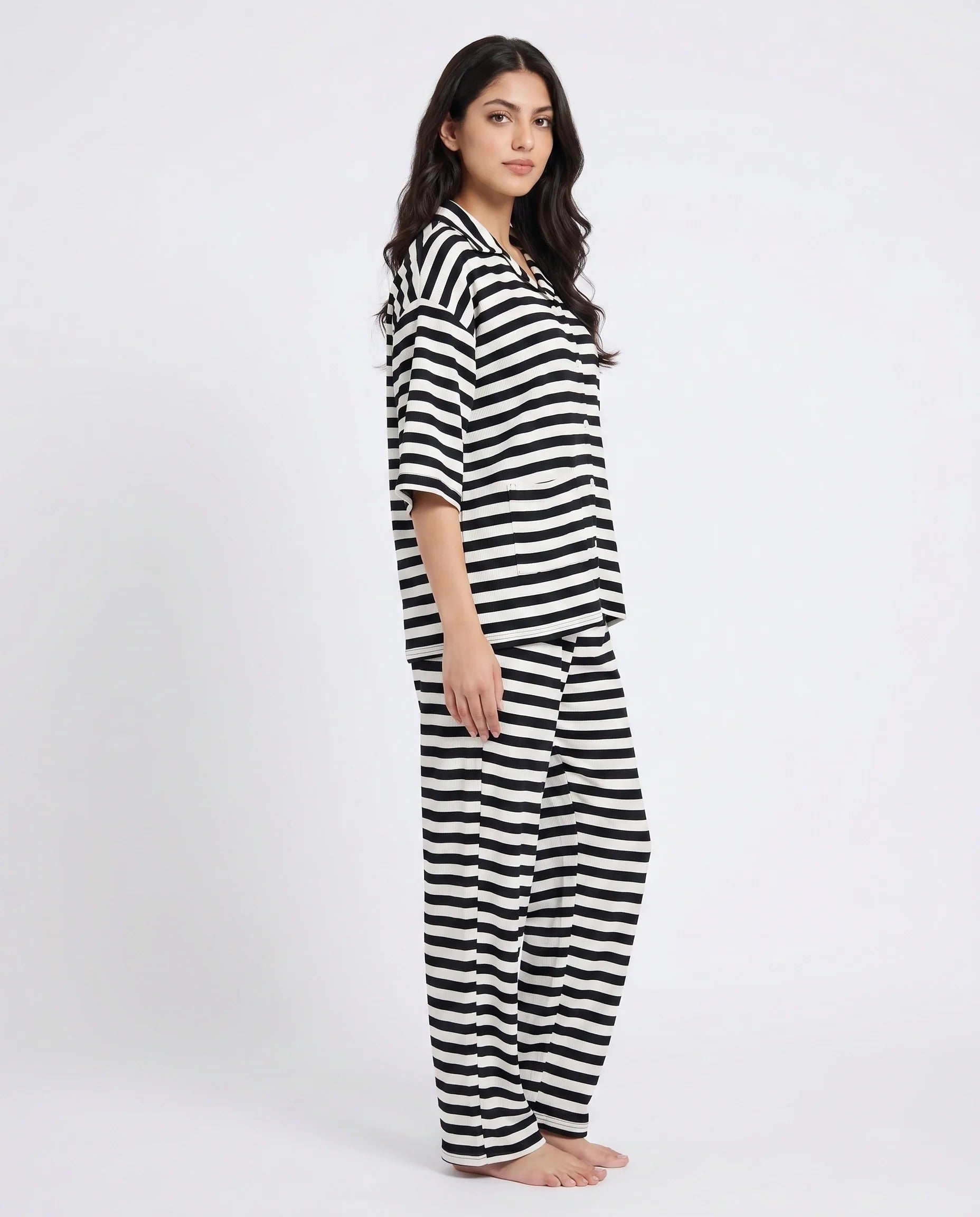Summer Loungewear Set - Monroe Stripe