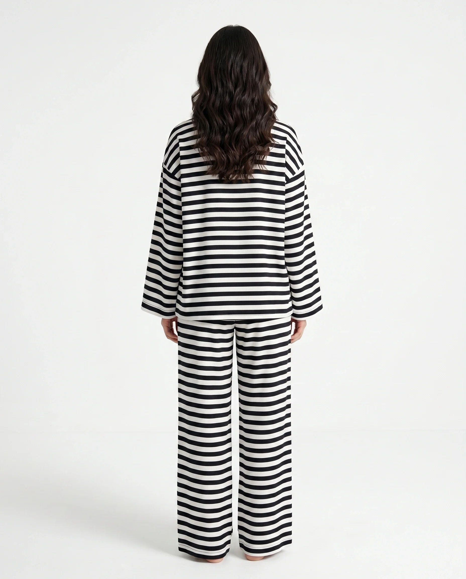 Summer Loungewear Set - Monroe Stripe