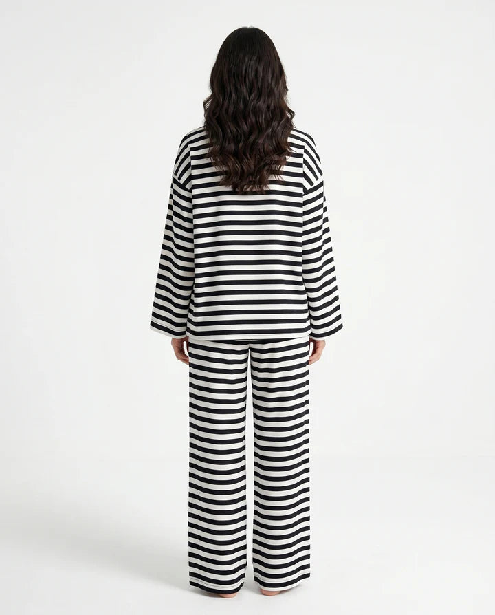 Summer Loungewear Set - Monroe Stripe