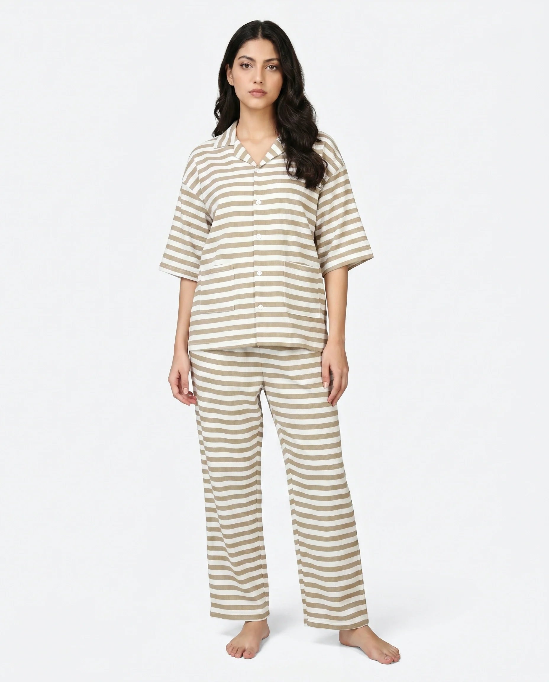 Summer Loungewear Set - Monroe Stripe