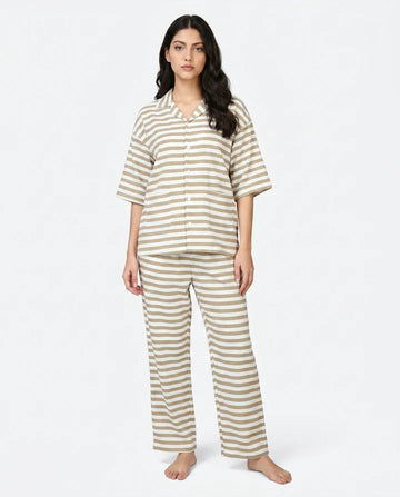 Summer Loungewear Set - Monroe Stripe