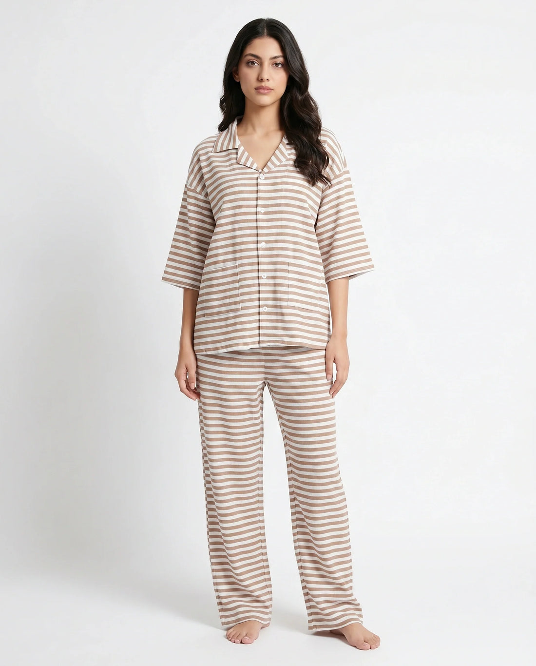 Summer Loungewear Set - Monroe Stripe