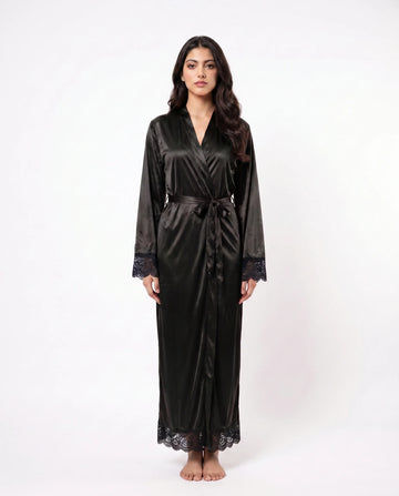 Artistry -Lace Long Robe