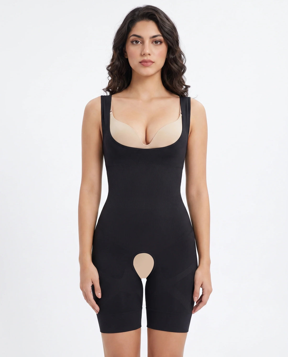 Spanx Full Body Corset Crotch Buckle Body Shaper
