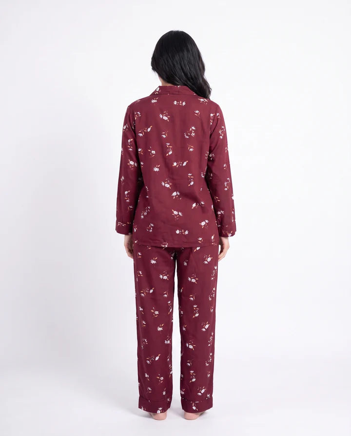 Linen Pajama Suit - Botanica