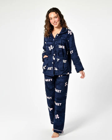 Fleece Pajama Suit - Forest Calm
